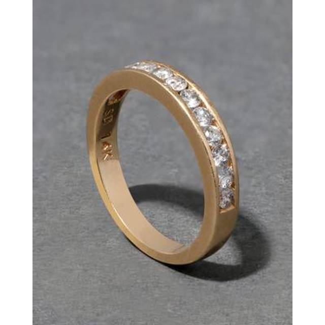 Alexis Bittar Vintage 1980S 14K Open Set Diamond Band Ring in Gold Size 6 | Statement Jewelry from Alexis Bittar (6)