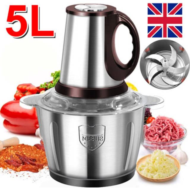 5l electric meat grinder mincer mixer blender food chopper processor blender