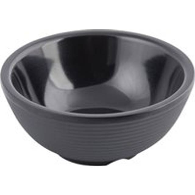 Black Melamine Ribbed Ramekin 2oz (1 x 12)