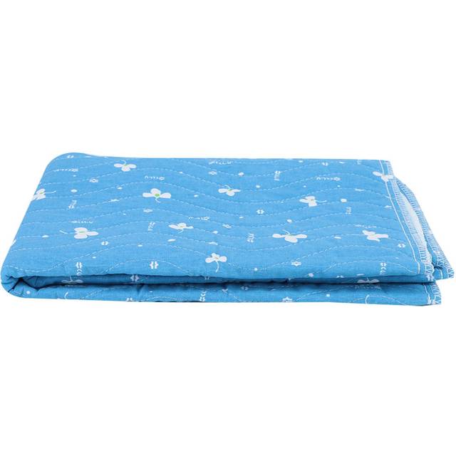Washable Reusable Incontinence Underpads Absorbent Cotton Bed Pads for Elder Children (2#) white