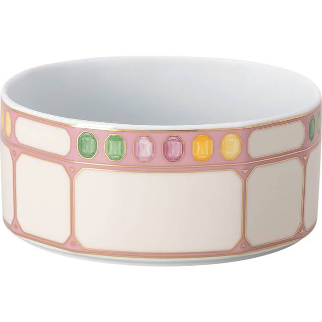 Idyllia cereal bowl, Porcelain, Crystal print motif, gemstone, Multicoloured - OS
