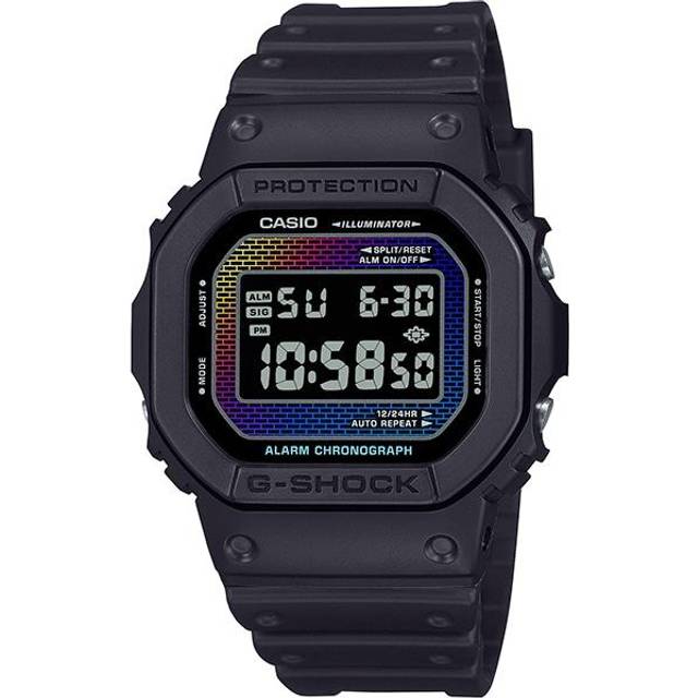 CASIO Men's G-SHOCK DW-5600RW-1JF [G-SHOCK Brick Pattern Design] Square Watch Black Digital