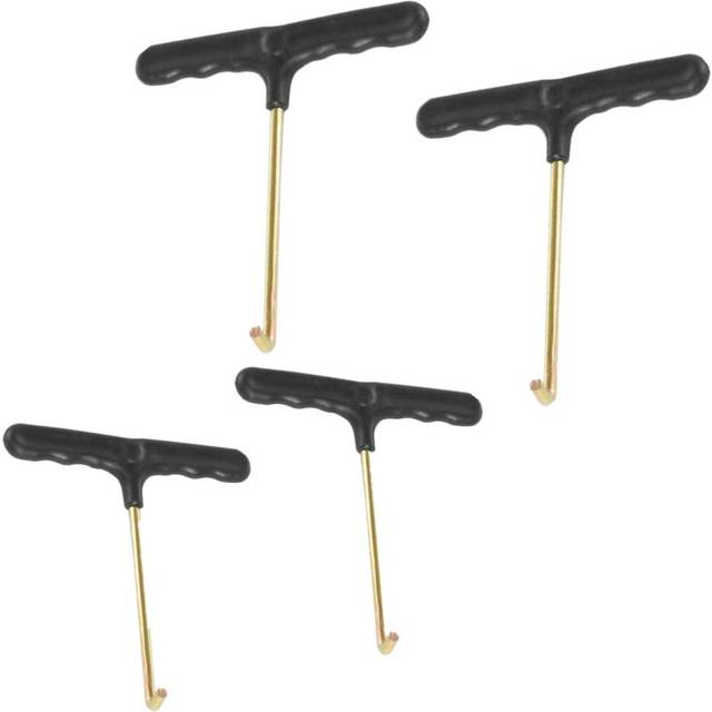 NA Pcs Trampoline Tools, Spring Pull T-Hook Metal Tent Peg Puller 4