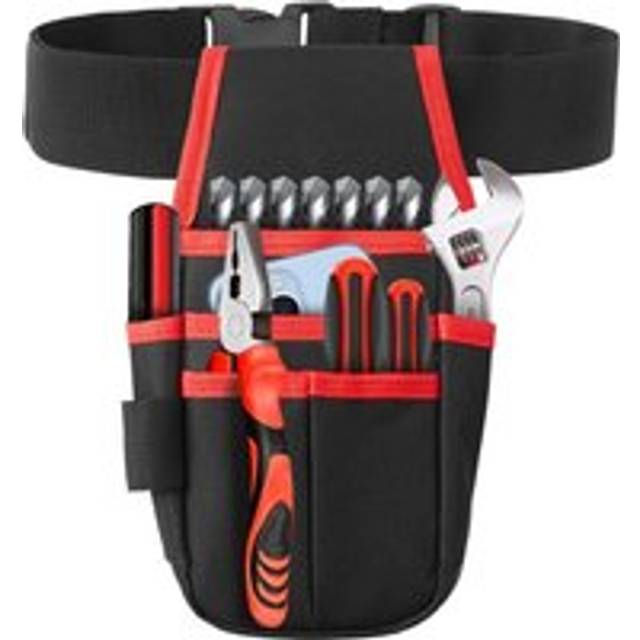 AlwaysH Professional Tool Bag, Electrician Tool Belt, Tool Holder Belt Bag, Professional Electrician Pouch, Hardware Storage Belt Bag for
