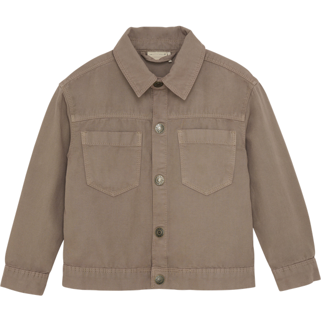 Minymo Jacka - Canvas - Timber Wolf - Minymo - 5 år (110) - Jeansjackor