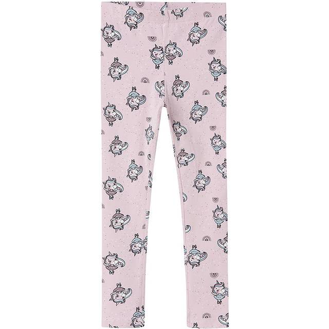 Name It Leggings - NmfVivian - Winsome Orchid/Unicorns - Name It - 2 år (92) - Leggings