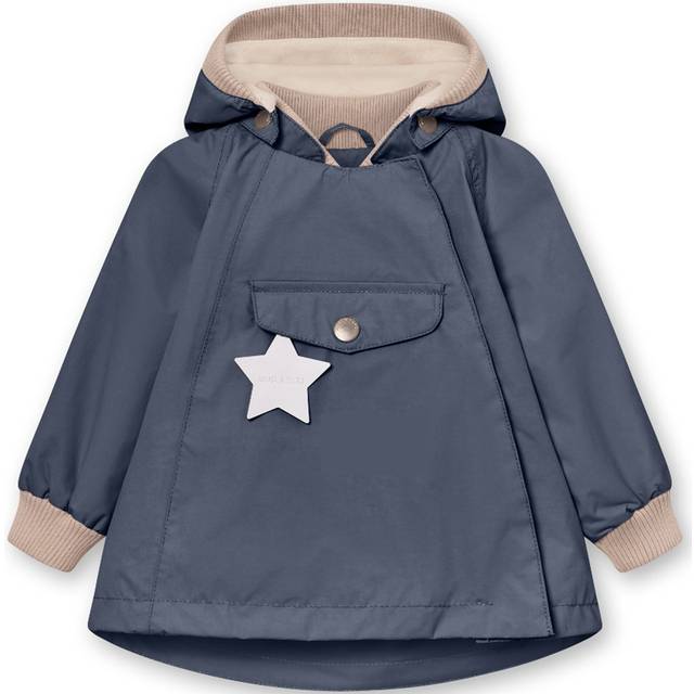 MINI A TURE Matwai Fleece Lined Spring Jacket. Grs |Marinblå |92