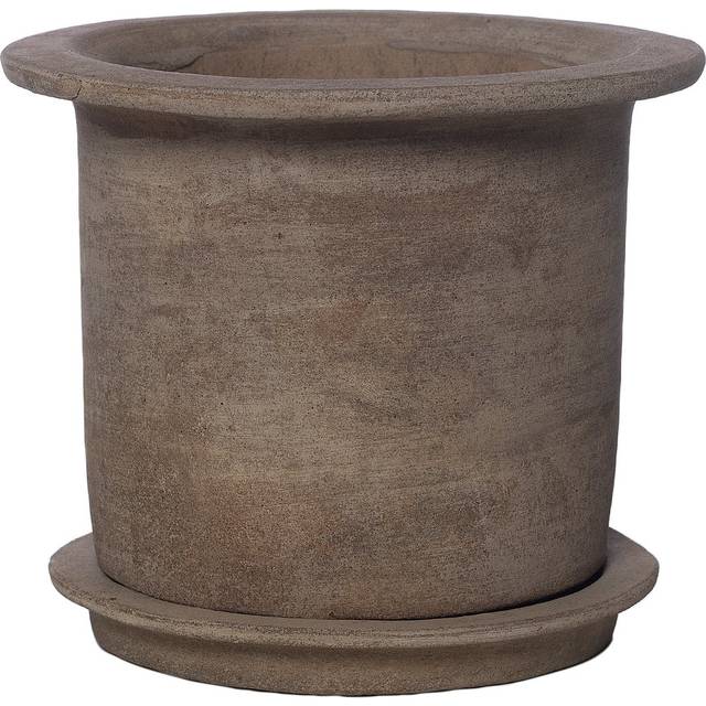 Ernst - Terracotta Kruka Med Fat Ø24 Cm - Terrakotta