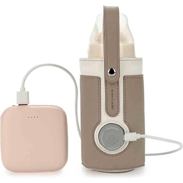 Bottle Warmer Bag 3 Temperature Adjustable Portable Baby Bottle Warmer for Home and on the Go