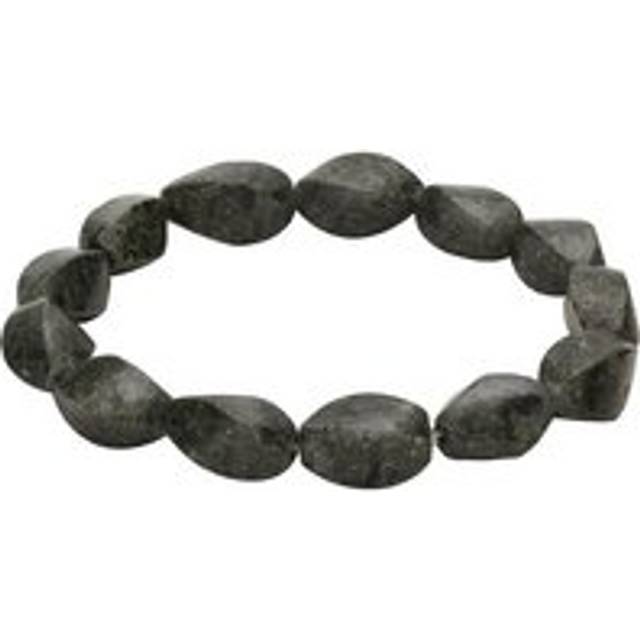 Preseli Twisted Bead Stretch Bracelet D - Option1 Value Silver