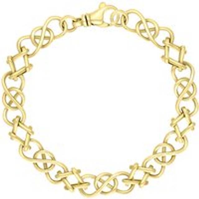 18ct Yellow Gold Celtic Knot Handmade Bracelet