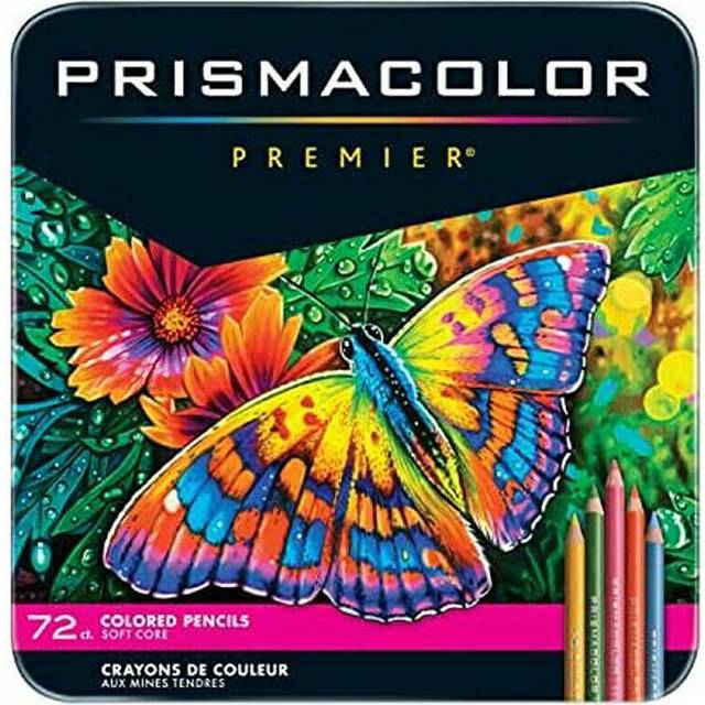 Sanford prismacolor premier colored pencils, soft core, 72 pencil