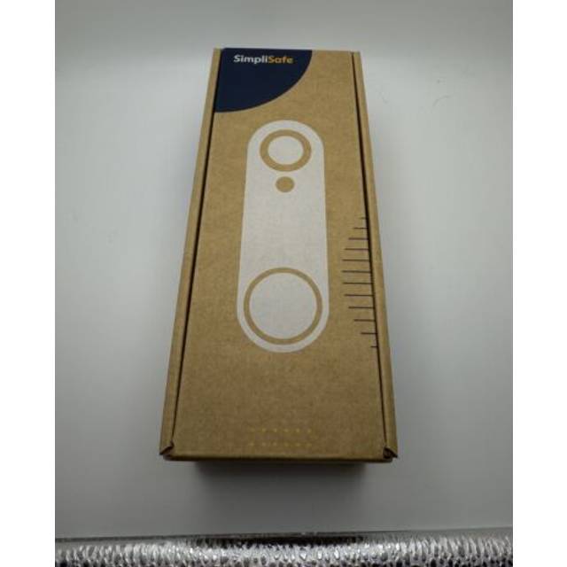 Simplisafe Video Doorbell Camera Smart Security Wi-fi Wired White Ssdb3