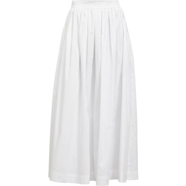 Object - Kjol objPaige HW Skirt Rep - Vit