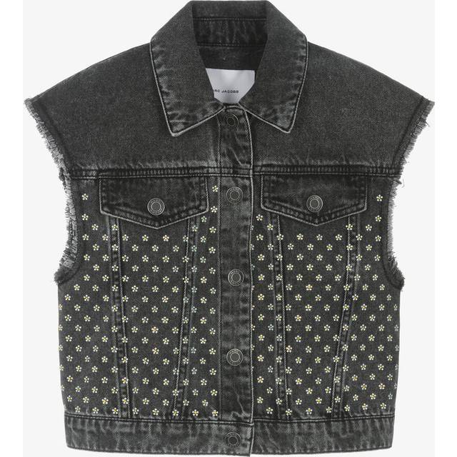 Marc Jacobs Girls Black Denim Diamanté Gilet - 5 year