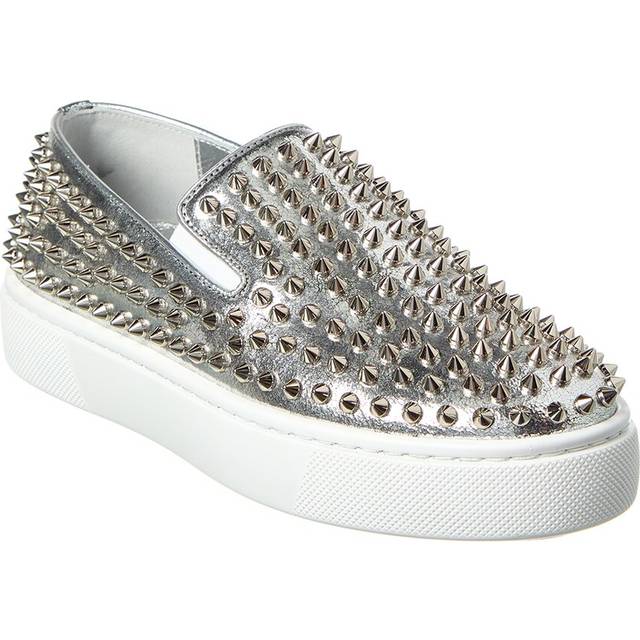 Christian Louboutin Leather Slip-On Sneaker