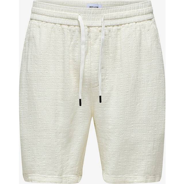 ONLY & SONS Onstel Linen Latham 0257 Shorts Noos |Beige |L