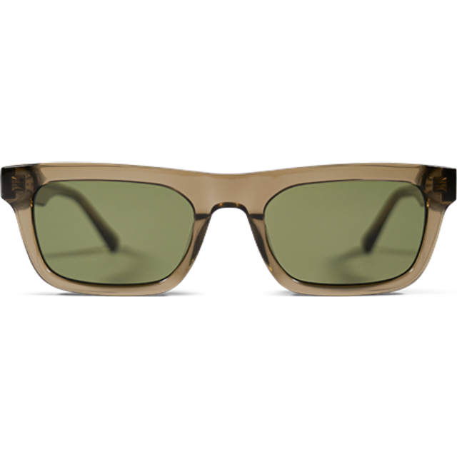 Messyweekend unisex dylan reveal sunglasses - bottle green transparent