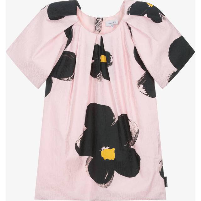 Marc Jacobs Girls Pink Cotton Daisy Print Dress - 5 year