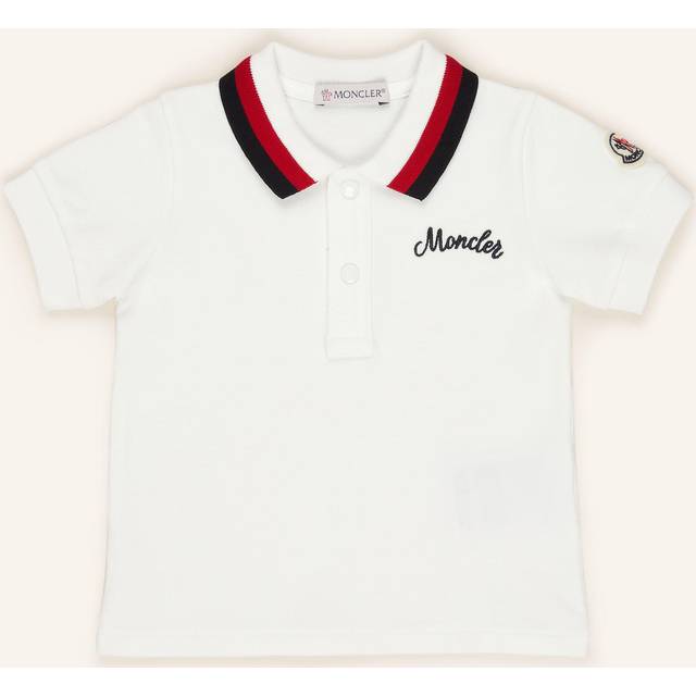Moncler Enfant Boys Ivory Cotton Polo Shirt - 2 year