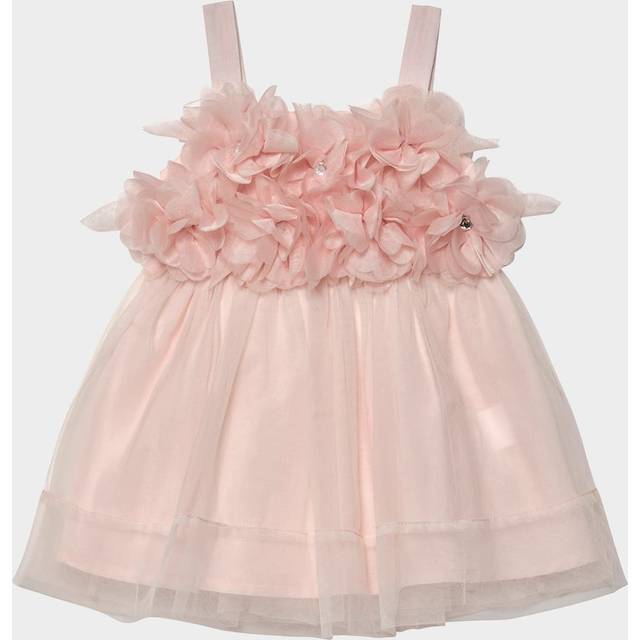 Tutu Du Monde Baby Girls Pink Tulle Flower Dress - 6-12 month