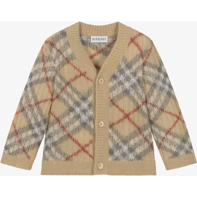 Burberry Baby Girls Beige Alpaca & Silk Cardigan - 18 month