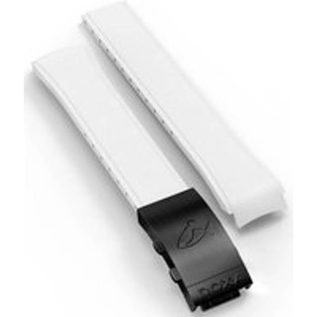 Doxa Strap SUB 300 Carbon Rubber White With Folding Clasp