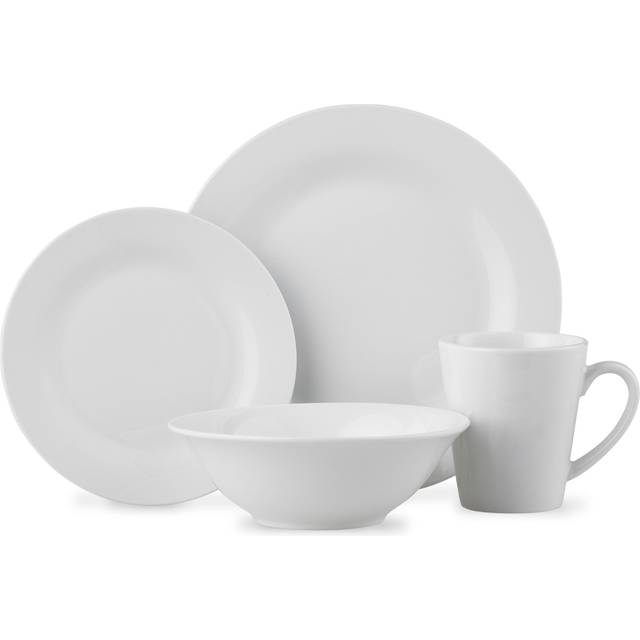 Lewis's 16 Piece Dinner Set - Arctic White | TJ Hughes