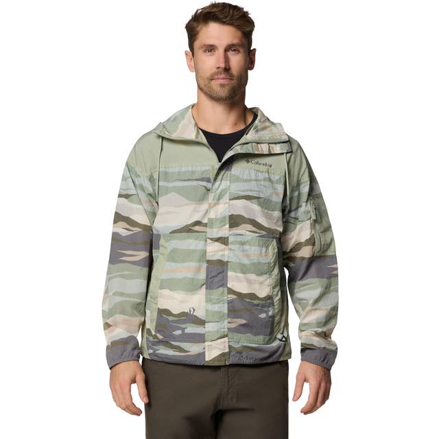 Columbia Challenger II Printed Windbreaker Jacket - Safari Roque Valley/Safari