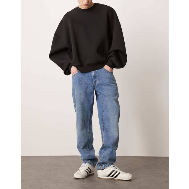 Dickies – Garyville – Blå, blektvättade jeans i regular fit