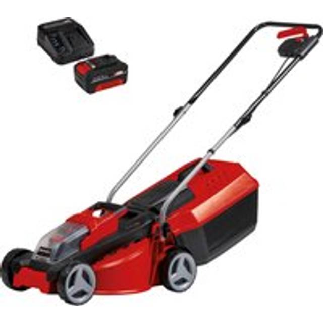 Einhell GE-CM 18/30 Li 18v Cordless Brushless Lawnmower 300mm 1 x 4ah Li-ion Battery Charger