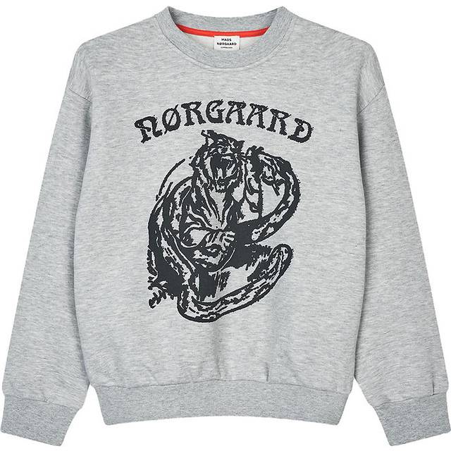 MADS NØRGAARD Mix Sweat Sonar Sweatshirt |Grå |128