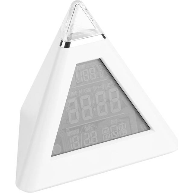 LED Color Changing Digital LCD Alarm Clock Thermometer Night Light Desktop Table Clocks