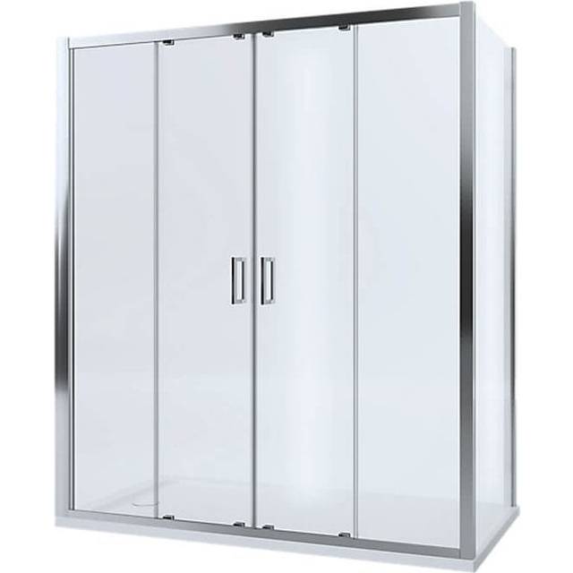 Mira Leap Double Sliding Shower Door 1500mm - Chrome