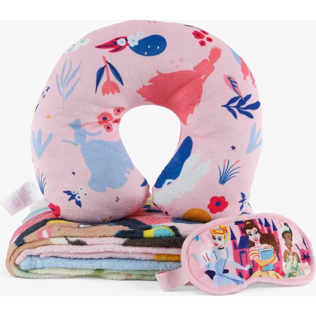 Disney Princess Travel Eye Mask, Blanket & Neck Cushion Sleep Set