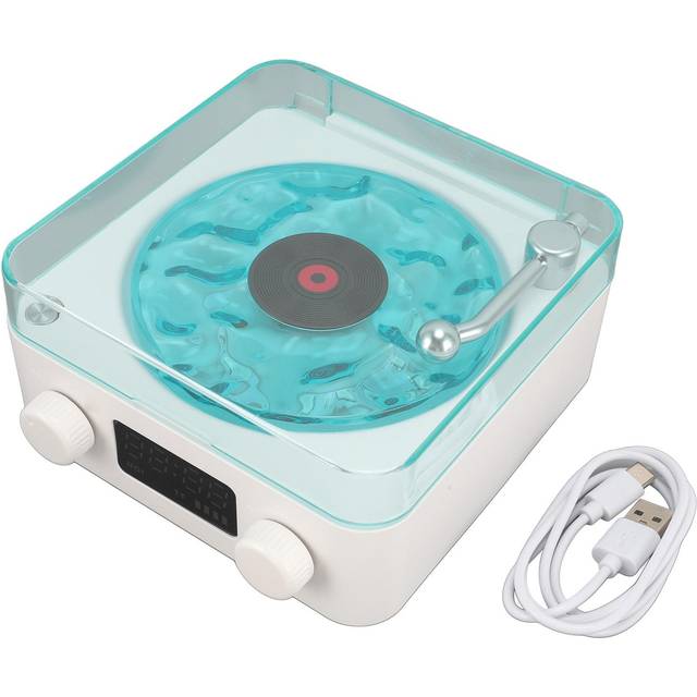 Waves Player Cordless Compact Stereo Sound Ambient Light Creative Present Portable Vintage Waves vit