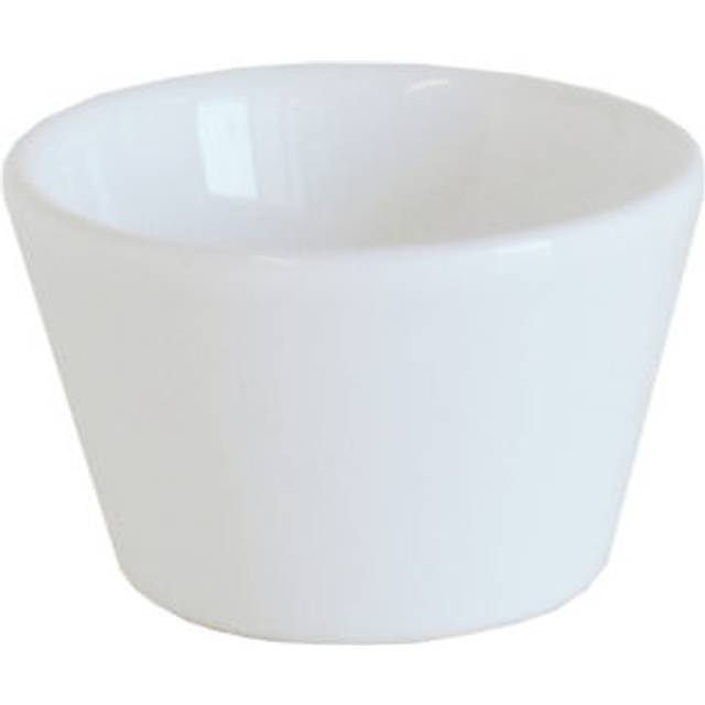George Home Small White Ceramic Ramekin Dish