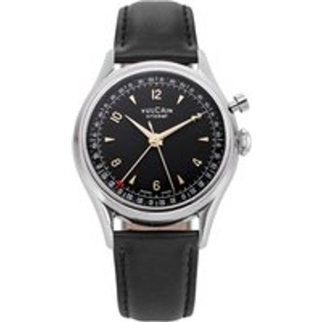 Vulcain Cricket Tradition 39mm Black & Gold Watch