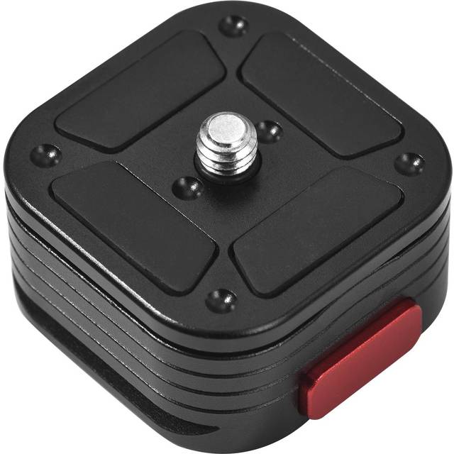 Multifunctional Mini Ball Head 360 degrees Rotatable Aluminum Alloy Ballhead Adapter Tripod Head 1/4 Inch black