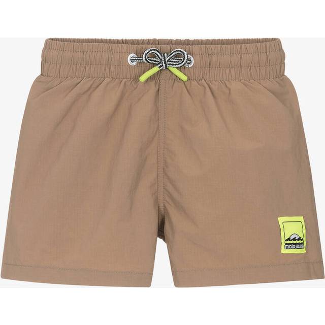 Molo - Niko Solid Board Shorts Sandalwood - Brun