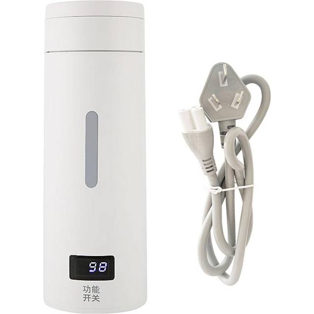 500ml Portable Electric Kettle 304 Steel Thermal Insulation Travel Electric Kettle for Boiling