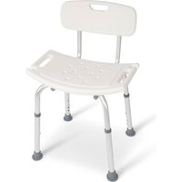 Dunimed Shower Chair with Backrest - In Height Adjustable