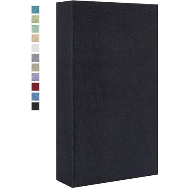 Linen Photo Album 6x4 300 Pockets Photobooks Black Page Large Capacity Picture Albums for Valentine Family Wedding Christmas Birthday