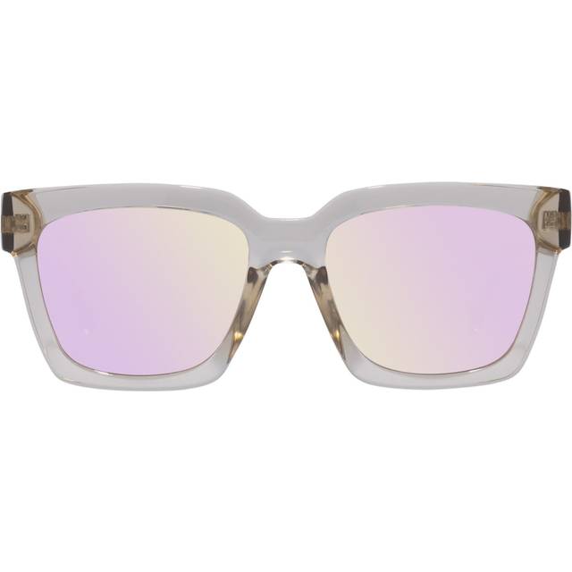 Le Specs Weekend Riot Sand with Peach Mirror Lens