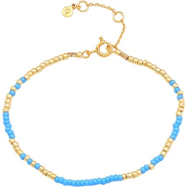 Blue Mila Bracelet - Förgyllt-Silver Sterling 925 (16-17-18 cm)