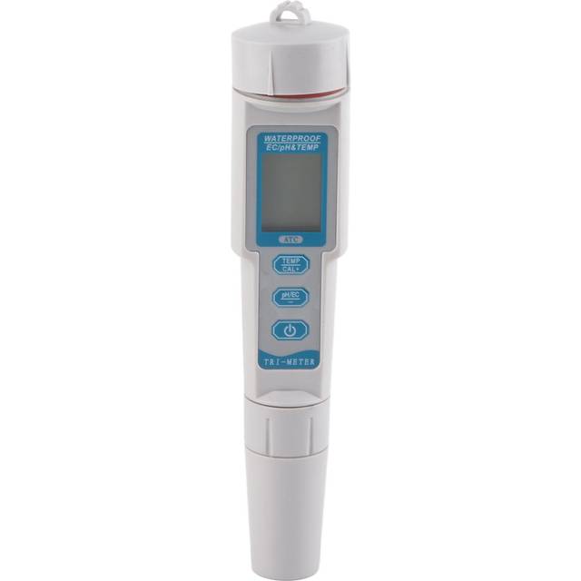 PH?983 Meter 3?in?1 PH/Conductivity/Temperature Tester Pool Laboratory Water Quality Monitor