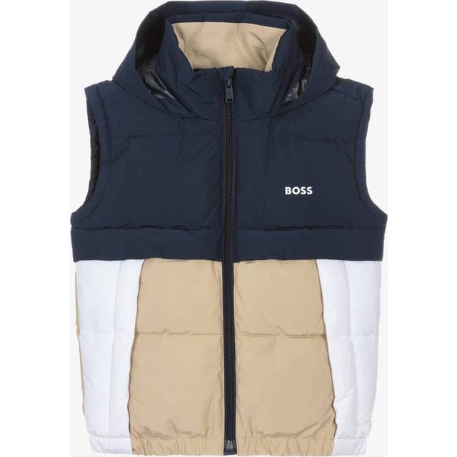 HUGO BOSS Kids' Gilet, Navy/Multi