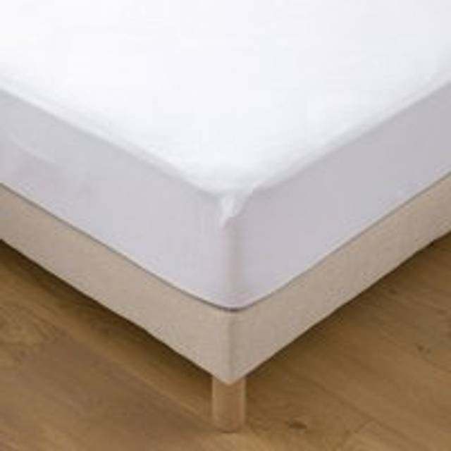 Dust Mite Fleece Mattress Protector - White - 90X190CM