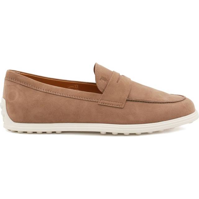 Tod's - suede loafers - women - Suede - 40 - Brown