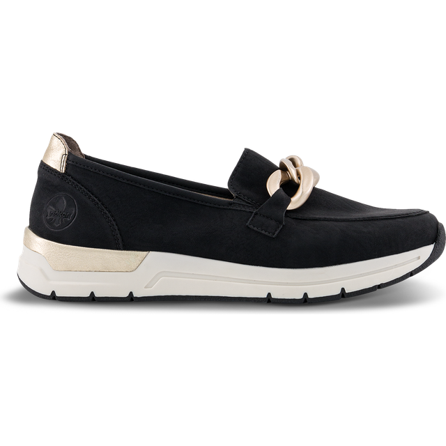 Rieker dam 58944 tofflor, svart, 38 EU
